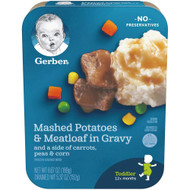 3 PACK of Gerber Baby Food Mashed Potatoes & Meatloaf Nuggets with Carrots, Peas & Corn -- 6.67 oz