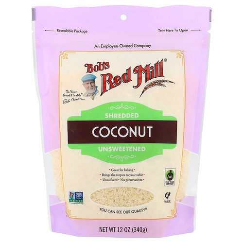 <img alt="Bobs Red Mill, Shredded Coconut, Unsweetened, 12 oz (340 g)" title="Bobs Red Mill, Shredded Coconut, Unsweetened, 12 oz (340 g),039978025784"