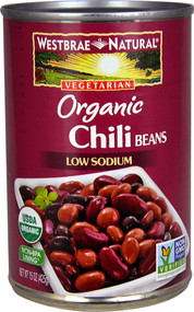 3 PACK of Westbrae Natural Organic Chili Beans -- 15 oz