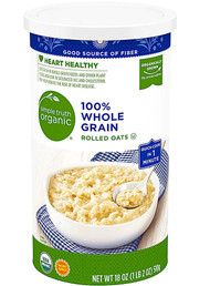 3 PACK of Simple Truth Organic 100% Whole Grain Rolled Oats -- 18 oz