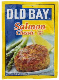 3 PACK of Old Bay Classic Salmon Cake Mix -- 1.34 oz