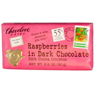3 PACK of Chocolove, Raspberries in Dark Chocolate, 3.1 oz (88 g)