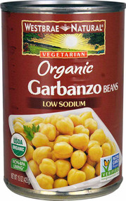 3 PACK of Westbrae Natural Organic Garbanzo Beans -- 15 oz