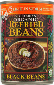 3 PACK of Amys Organic Refried Black Beans -- 15.4 oz