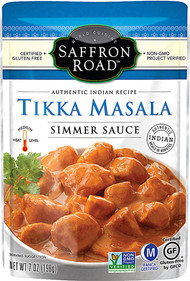 3 PACK of Saffron Road Gluten Free Simmer Sauce Tikka Masala -- 7 oz