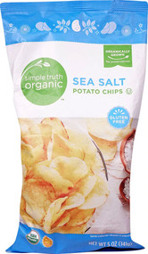 3 PACK of Simple Truth Organic Potato Chips Sea Salt -- 5 oz