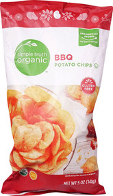 3 PACK of Simple Truth Organic Potato Chips BBQ -- 5 oz