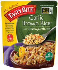 3 PACK of Tasty Bite Garlic Brown Rice -- 8.8 oz