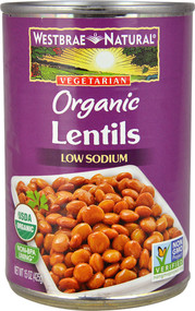 3 PACK of Westbrae Natural Organic Lentils Vegetarian -- 15 oz
