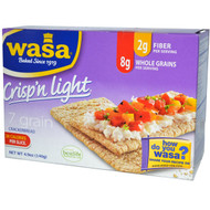 3 PACK of Wasa Crisp'n Light Crispbread Whole Grain -- 4.9 oz