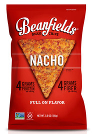 3 PACK of Beanfields Bean Chips Nacho -- 5.5 oz