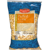3 PACK of Arrowhead Mills Natural Puffed Corn Cereal -- 6 oz