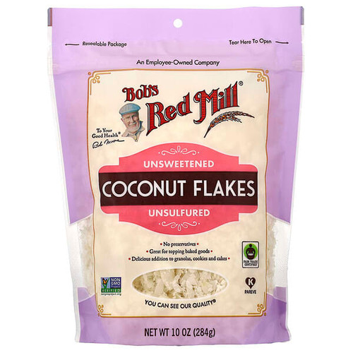 <img alt="Bobs Red Mill, Coconut Flakes, Unsulfured, Unsweetened, 10 oz (284 g)" title="Bobs Red Mill, Coconut Flakes, Unsulfured, Unsweetened, 10 oz (284 g),039978035813"