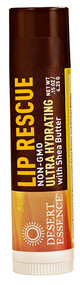 3 PACK of Desert Essence, Lip Rescue, Ultra Hydrating with Shea Butter, .15 oz (4.25 g)