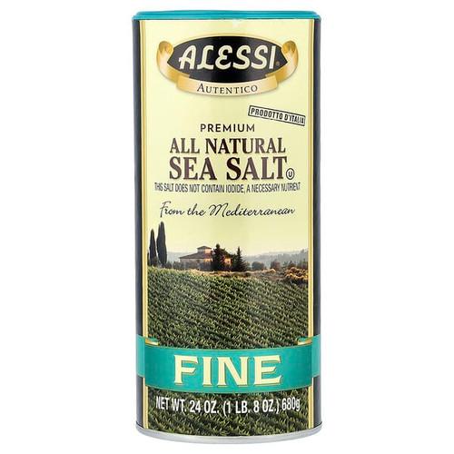 <img alt="Alessi, Premium All Natural Sea Salt, Fine, 24 oz (680 g) (Discontinued Item)" title="Alessi, Premium All Natural Sea Salt, Fine, 24 oz (680 g) (Discontinued Item),071072012161"