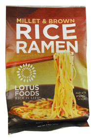 3 PACK of Lotus Foods Ramen Soup Mix Millet & Brown Rice -- 2.8 oz