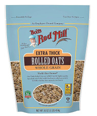3 PACK of Bobs Red Mill Rolled Oats - Extra Thick -- 16 oz