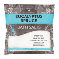 3 PACK of Soothing Touch Eucalyptus Spruce Bath Salts -- 8 oz
