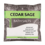 3 PACK of Soothing Touch Cedar Sage Bath Salts -- 8 oz
