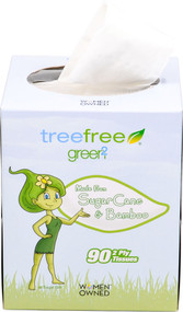 3 PACK of Green2 Facial Tissue 2 Ply -- 1 Box