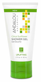 3 PACK of Andalou Naturals Uplifting Shower Gel Citrus Sunflower -- 1.7 fl oz