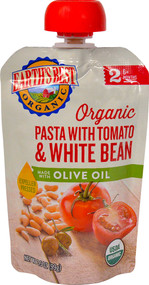 3 PACK of Earths Best Organic Baby Food Puree Pasta with Tomato & White Bean -- 3.5 oz