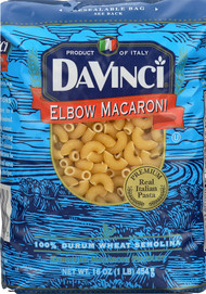 3 PACK of DaVinci Pasta Elbow Macaroni -- 1 lb