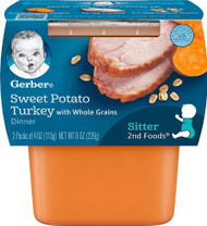 3 PACK of Gerber Sitter 2nd Foods Dinner Sweet Potato and Turkey -- 2 Packs