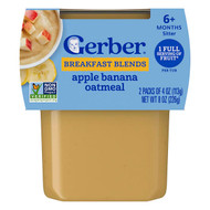 <img alt="Gerber, 2nd Foods, Breakfast Blends, 6+ Months, Apple Banana Oatmeal , 2 Pack, 4 oz (113 g) Each (Discontinued Item)" title="Gerber, 2nd Foods, Breakfast Blends, 6+ Months, Apple Banana Oatmeal , 2 Pack, 4 oz (113 g) Each (Discontinued Item),015000073695"