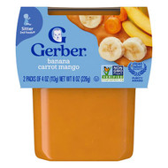 <img alt="Gerber, 2nd Foods, Sitter, Banana, Carrot, Mango, 2 Pack, 4 oz (113 g) Each (Discontinued Item)" title="Gerber, 2nd Foods, Sitter, Banana, Carrot, Mango, 2 Pack, 4 oz (113 g) Each (Discontinued Item),015000076818"