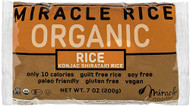 3 PACK of Miracle Noodle Organic Shirataki Rice Gluten Free -- 7 oz