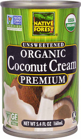 3 PACK of Native Forest Organic Premium Coconut Cream Unsweetened -- 5.4 oz