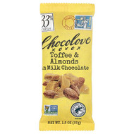 <img alt="3 PACK of Chocolove, Toffee & Almonds in Milk Chocolate, 33% Cocoa, 1.3 oz (37 g)" title="3 PACK of Chocolove, Toffee & Almonds in Milk Chocolate, 33% Cocoa, 1.3 oz (37 g),716270051344"