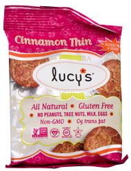 3 PACK of Lucys Gluten Free Cookies Cinnamon Thin -- 1.25 oz
