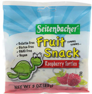 3 PACK of Seitenbacher Gummi Fruit Happy Fruits Raspberry Turtles -- 3 oz