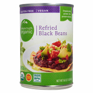 3 PACK of Simple Truth Organic Refried Black Beans -- 16 oz