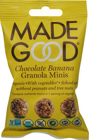 3 PACK of MadeGood Granola Minis Chocolate Banana -- 0.85 oz
