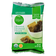3 PACK of Simple Truth Organic Roasted Seaweed Snack with Sea Salt -- 0.17 oz