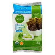 3 PACK of Simple Truth Organic Roasted Seaweed Snack Wasabi -- 0.17 oz