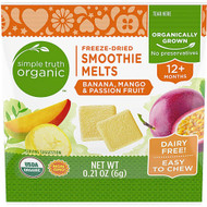 3 PACK of Simple Truth Organic Smoothie Melts Banana Mango & Passion Fruit -- 0.21 oz