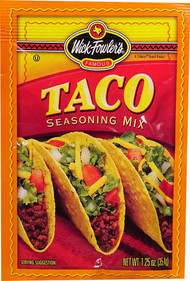 3 PACK of Wick Fowlers Taco Seasoning Mix -- 1.25 oz