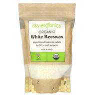 <img alt="Sky Organics, Organic White Beeswax, 16 oz (454 g)" title="Sky Organics, Organic White Beeswax, 16 oz (454 g),856045007180"