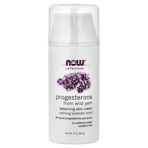 <img alt="NOW Foods, Solutions, Progesterone from Wild Yam, Balancing Skin Cream, Calming Lavender, 3 oz (85 g)" title="NOW Foods, Solutions, Progesterone from Wild Yam, Balancing Skin Cream, Calming Lavender, 3 oz (85 g),733739033468"