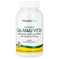 <img alt="NaturesPlus, Chewable Cal-Mag-Vit D3 with Vitamin K2, Vanilla, 60 Chewable Tablets" title="NaturesPlus, Chewable Cal-Mag-Vit D3 with Vitamin K2, Vanilla, 60 Chewable Tablets,097467336490"