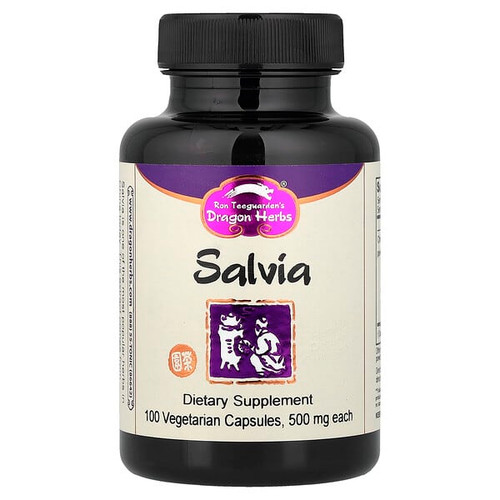 <img alt="Dragon Herbs, Salvia, 500 mg, 100 Vegetarian Capsules" title="Dragon Herbs, Salvia, 500 mg, 100 Vegetarian Capsules,679372005465"
