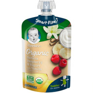 3 PACK OF Gerber Organic Toddler Baby Food Pouch Banana Raspberry & Yogurt with Vanilla -- 3.5 oz