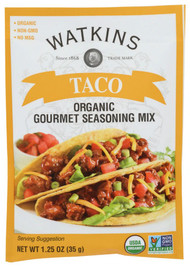 3 PACK OF Watkins Organic Gourmet Seasoning Mix -- 1.25 oz