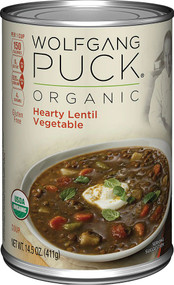 3 PACK OF Wolfgang Puck Organic Soup Hearty Lentil and Vegetable -- 14.5 oz
