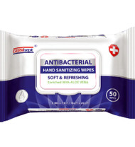 3 PACK OF GERMisept Antibacterial Hand Sanitizing Wipes -- 50 Wipes