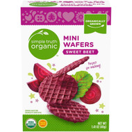 3 PACK OF Simple Truth Organic Mini Wafers Sweet Beet -- 1.41 oz